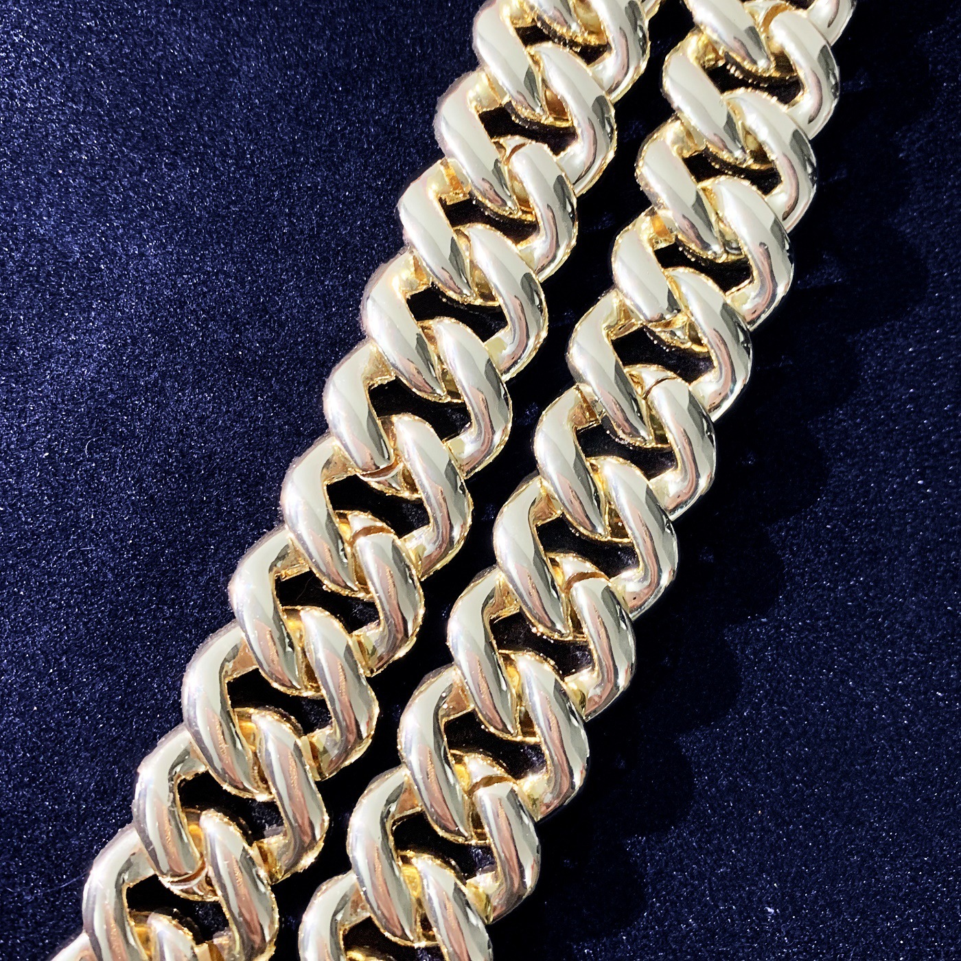 20mm Luxury VVS Moissanite Iced Out Hip Hop Semi-Arc T-Step Cuban Chain Edgy Bling Multi-Size Statement Jewelry Pass the diamond tester