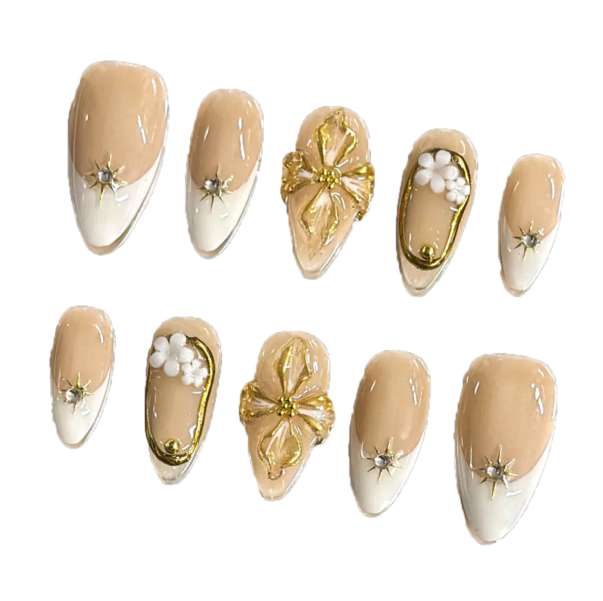 Hand Made Customizable Nail Stickers Long Lasting with a Natural Look