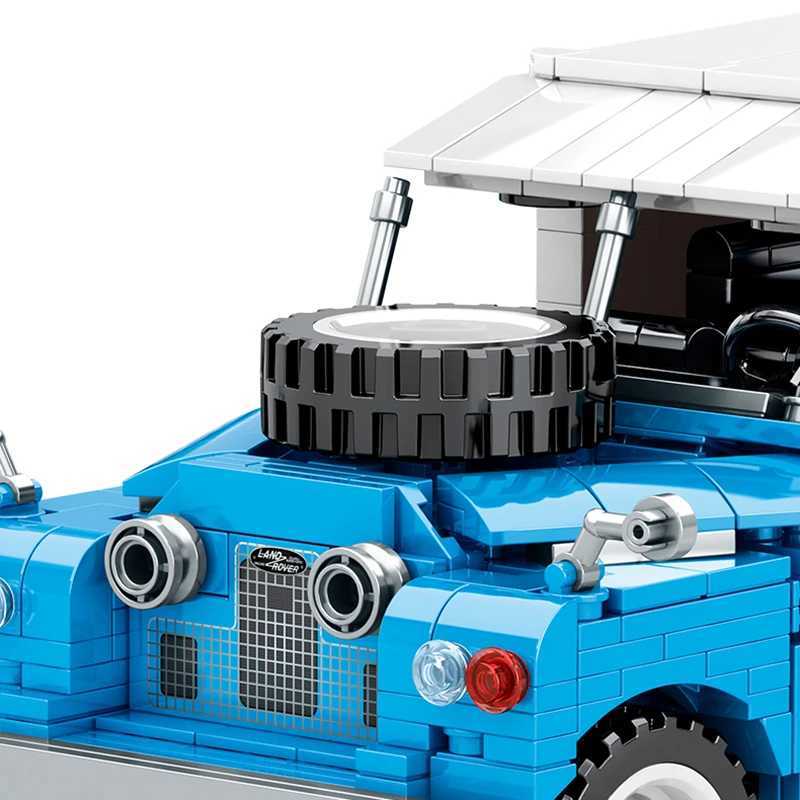 721 Pcs City Retro Mechanical Off Road Vehicle Building Block Roadster Racing Car Supercar Bricks Toys For Boys Children Gifts Y250627