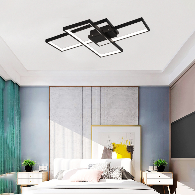 Contemporary Ceiling Lamp - RGBW, Adjustable Brightness, IR Remote