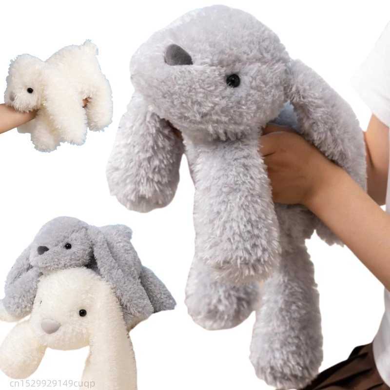 35-70cm High Quality Cartoon Kawaii Rabbit Plush Doll Pillow Super Soft White Grey Rabbit Plush Toy For The Girls Birthday Gift X250628