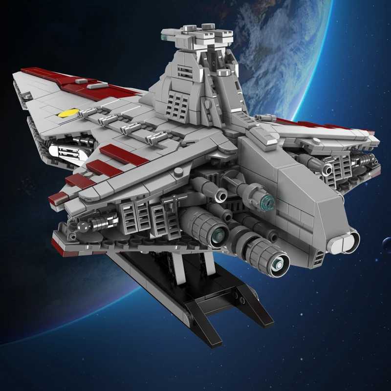 Mould King 21074 Star Plan Building Block The MOC Republic Attack Cruiser Model Assembly Star Fighter Toys Kids Christmas Gift R250627