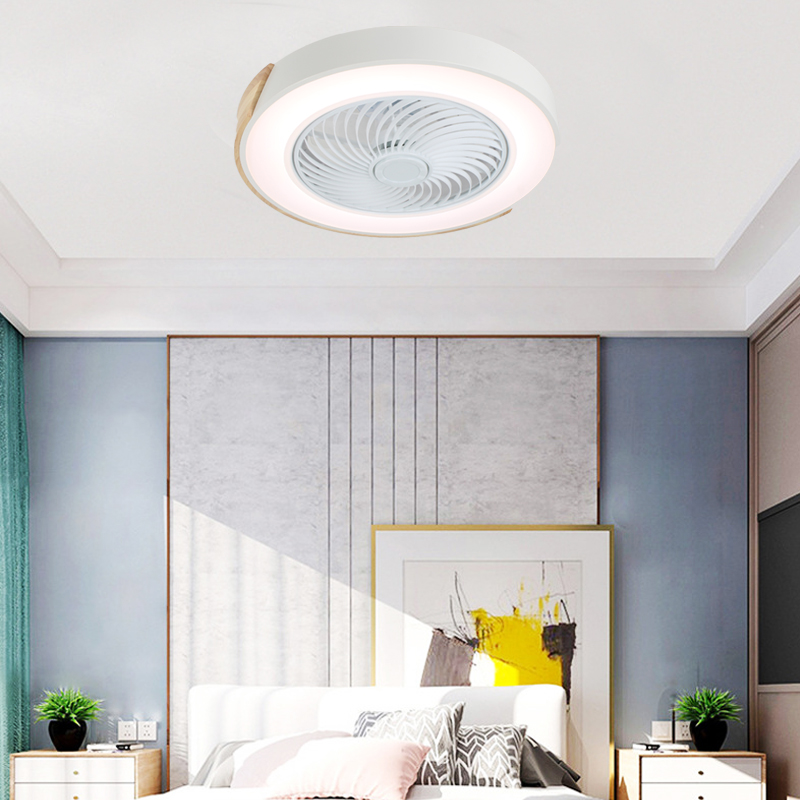 Artistic Ceiling Fan Light - 3 Colors, 6 Speeds, Modern LED Combo