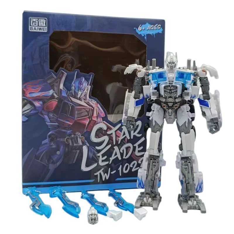Transforming Toy Robot Figure Movie Classic Autobot Commander Dual Sword Weapon Childrens Birthday Gift X250628