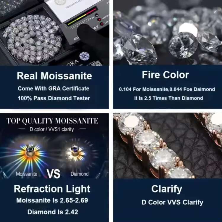 Luxury Jewelry High Quality Hip Hop Unique Photo Pendant Iced Out Solid DIY Creative Photo Moissanite Necklace Accessory Pass the diamond tester