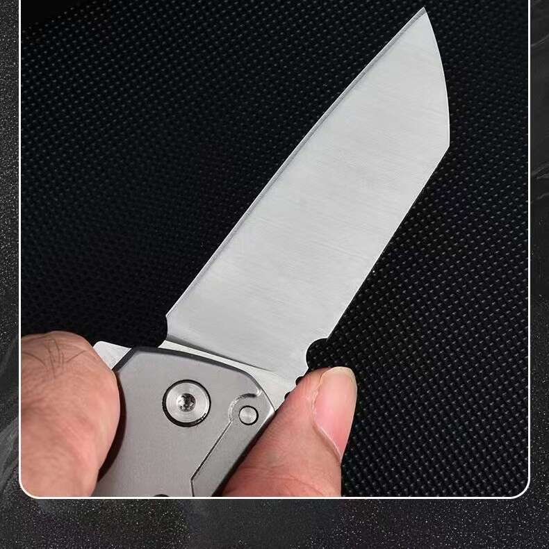 New Outdoor D2 Steel Folding High Hardness Self-defense Pocket Multi-functional Sharp Fruit Knife Tool