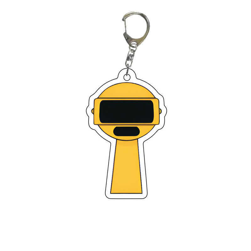 Q-version cartoon character acrylic keychain rhythm box pendant for anime and manga accessories games