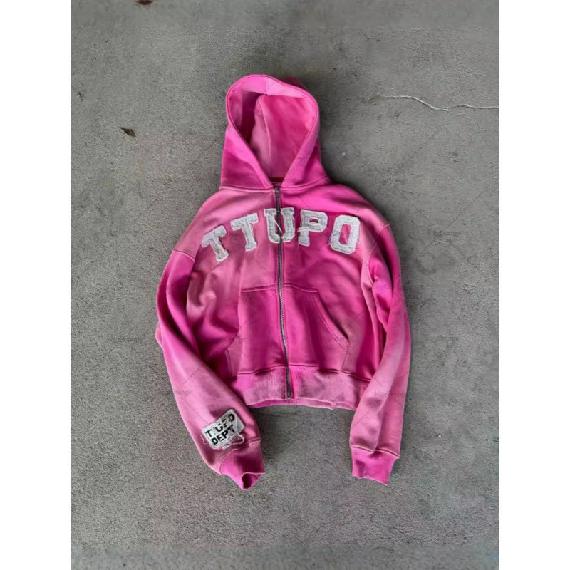 AutumnWinter American High Street Y2K Trendy Brand Letter Printed Casual Couple Hoodie 250627