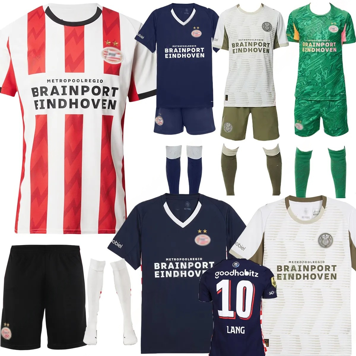 25 26 PSVS soccer Jerseys Eindhovenes FANS PLAYER VERSION 2025 home away 3rd SAIBARI SCHOUTEN PEPI DE JONG LANG TILLMAN KIT foootball 6666