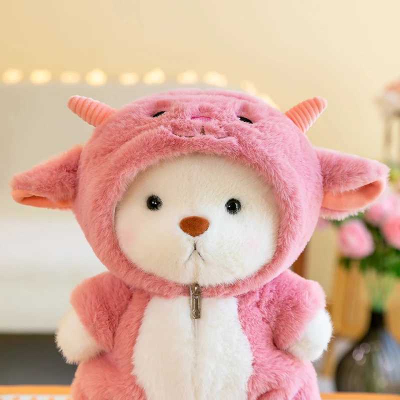 Kawaii Bear Plush Toy stuffed Animals Teddy Bear Wear Suit Soft Doll Birthday Christmas Gifts for Boy Girl Y250627