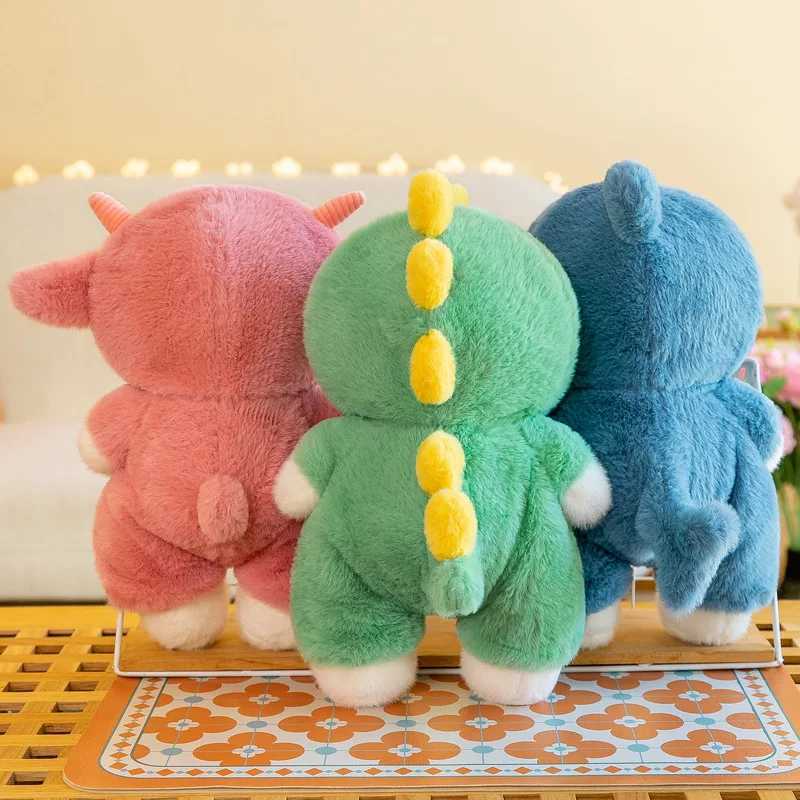Kawaii Bear Plush Toy stuffed Animals Teddy Bear Wear Suit Soft Doll Birthday Christmas Gifts for Boy Girl Y250627