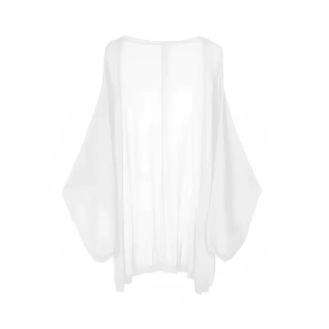 FD215 Summer Korean loose air conditioning blouse thin temperament women's cardigan