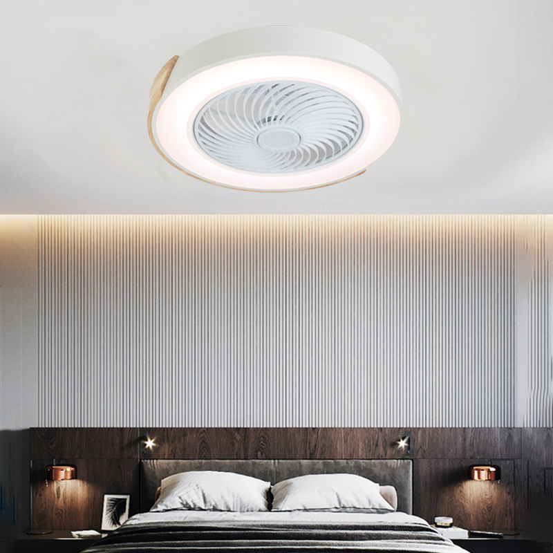 Artistic Ceiling Fan Light - 3 Colors, 6 Speeds, Modern LED Combo