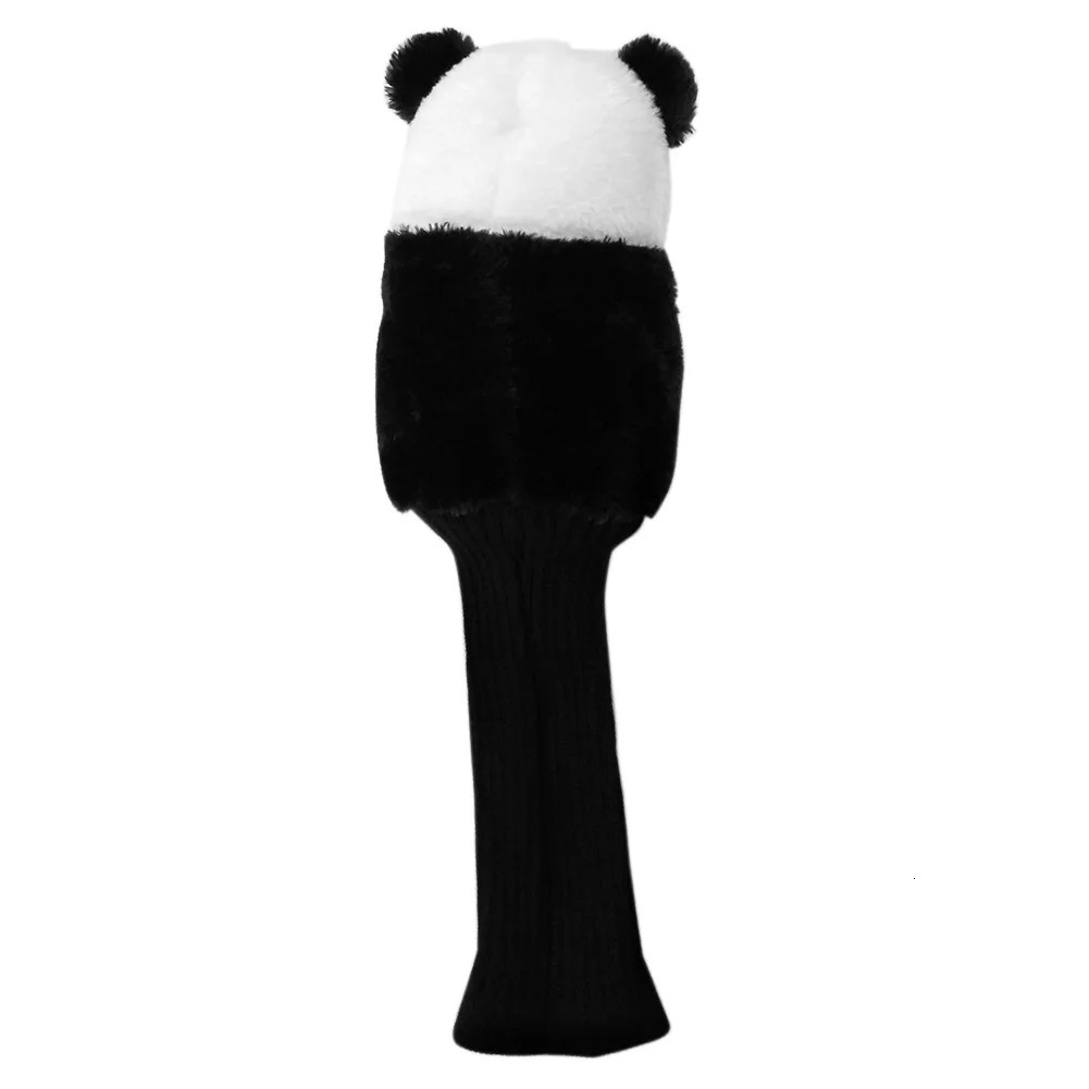 Panda Golf Clubs Protective Headcover Soft Fleece No. 1 Wood Club Head Sleeves Cartoon Replacement Gifts Sports Accessories 250628