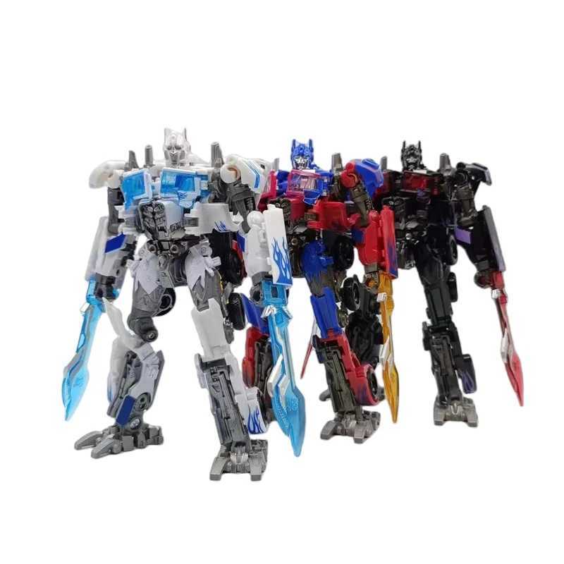Transforming Toy Robot Figure Movie Classic Autobot Commander Dual Sword Weapon Childrens Birthday Gift X250628