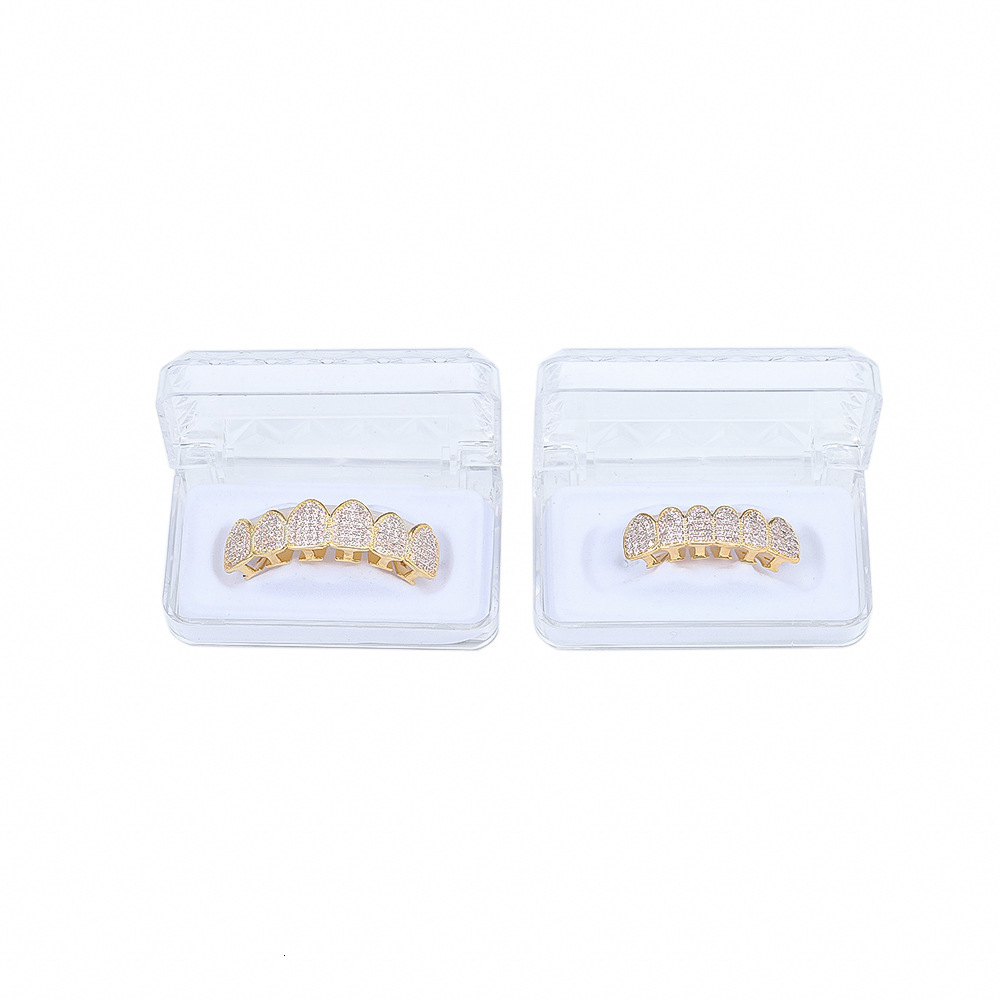 Halloween Hip Hop Grillz Iced Out Moissanite Pink Diamond Bling Premium Fashion Teeth Accessories Rapper Costume Accessories Pass the diamond tester