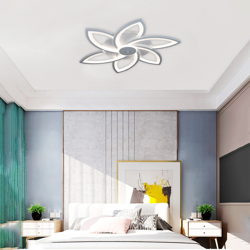 Luxury Nordic Ceiling Lamp - Adjustable Color Temp, Remote Control