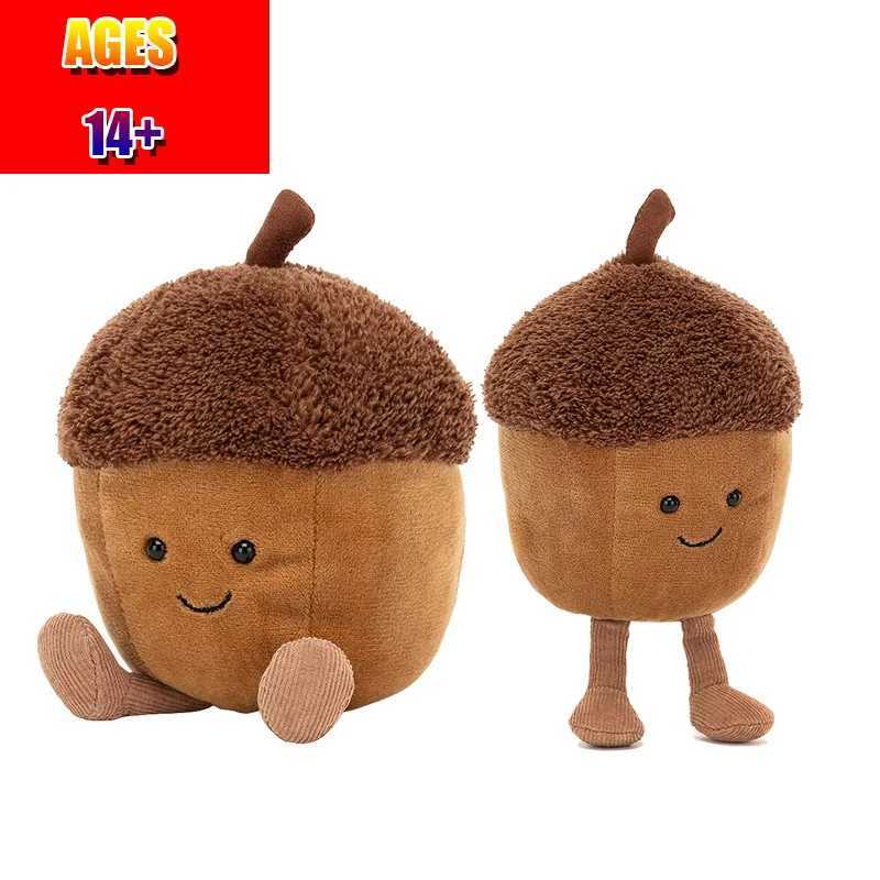 Acorn Plush Toys Kawaii Stuffed Dolls Cartoon Fruit Throw Pillow Adorable Home Decor Toys Birthday Gift For Kids X2506281