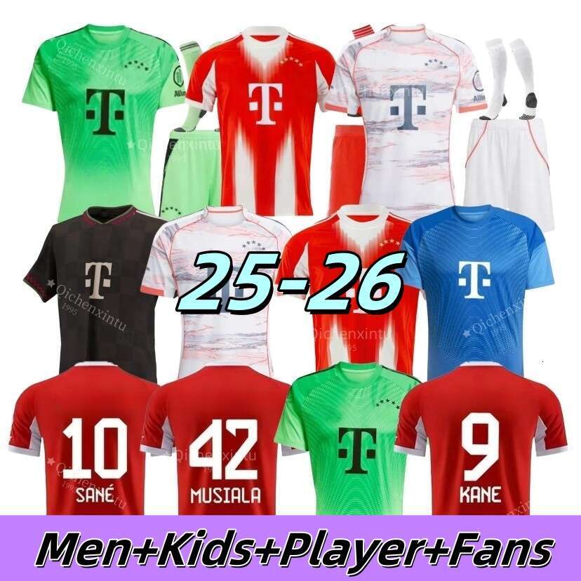25 26 KANE OLISE soccer jerseys 125-Year Anniversary MUNICH SANE KIMMICH UPAMECANO MULLER COMAN 2025 2026 football shirt DAVIES MUSIALA 125th Men Kids kits