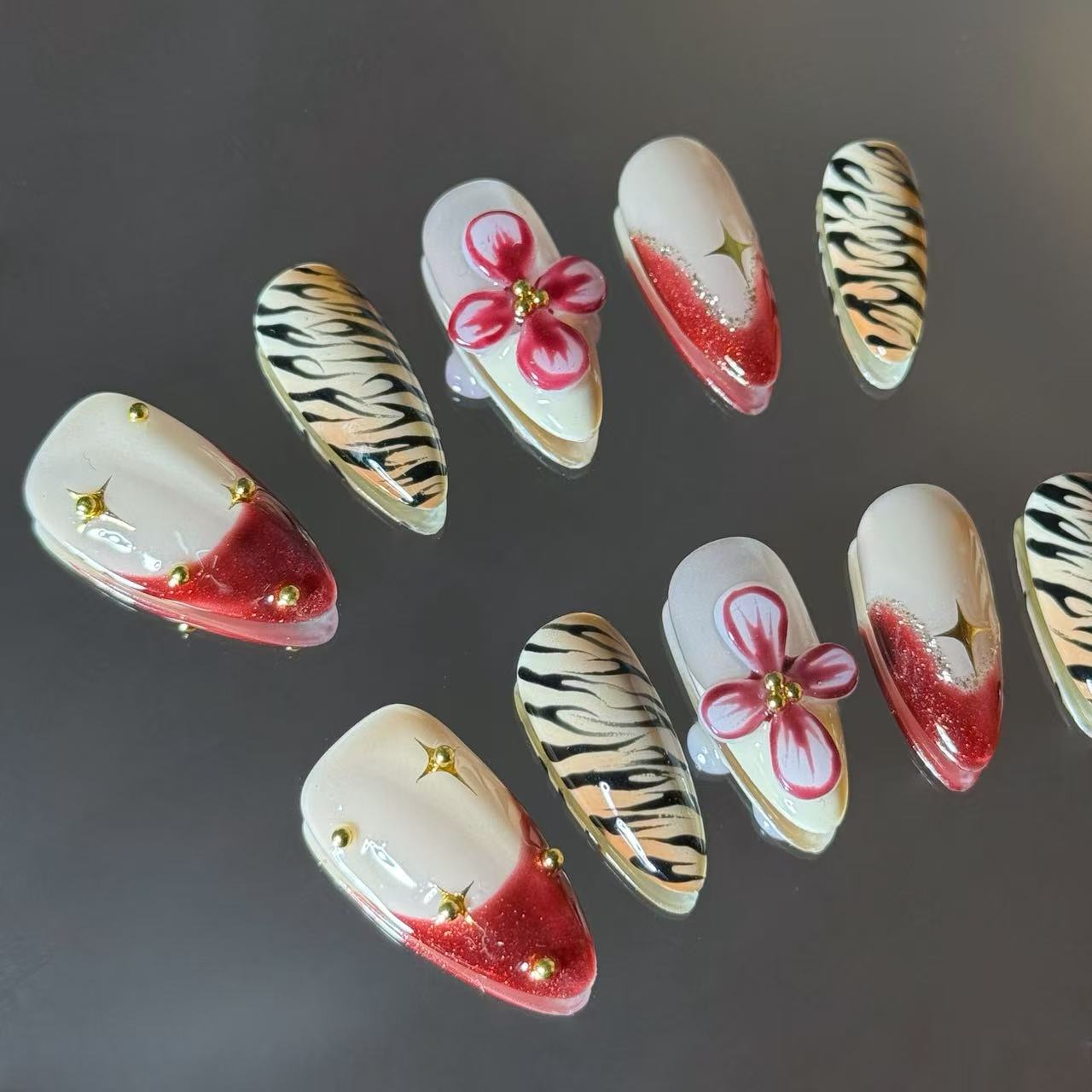 Premium Handcrafted Press-On Nails - Durable & Easy-to-Reuse