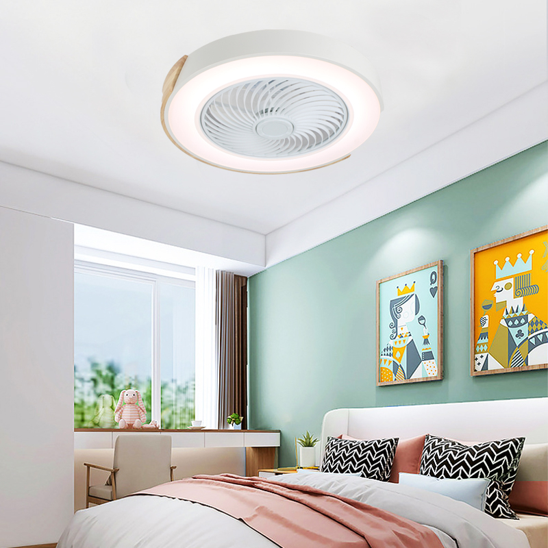 Artistic Ceiling Fan Light - 3 Colors, 6 Speeds, Modern LED Combo