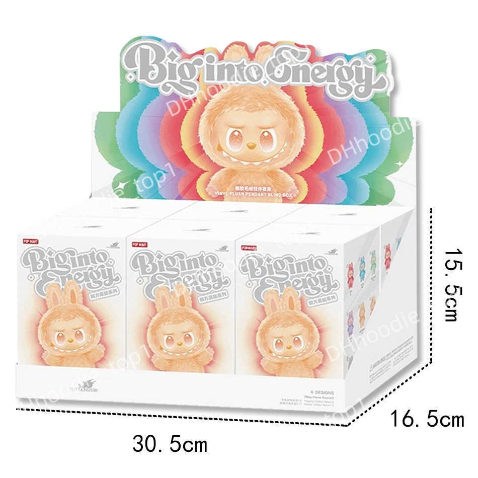 Hot Selling Doll V3 Generation LABBUBU The Monsters Big Into Energy Party Series Vinyl Keychain Pendant Toy Girl Birthday Gifts T250627NPO7