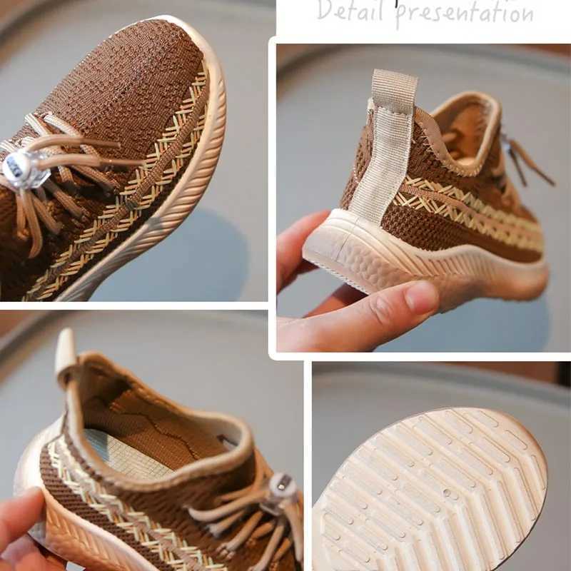 Kids Sneakers Sports Baby Soft Breathable Running Knitting Infant Teenage Boy Girl Lightweight Shoes Breathable Running Shoes XJ250628