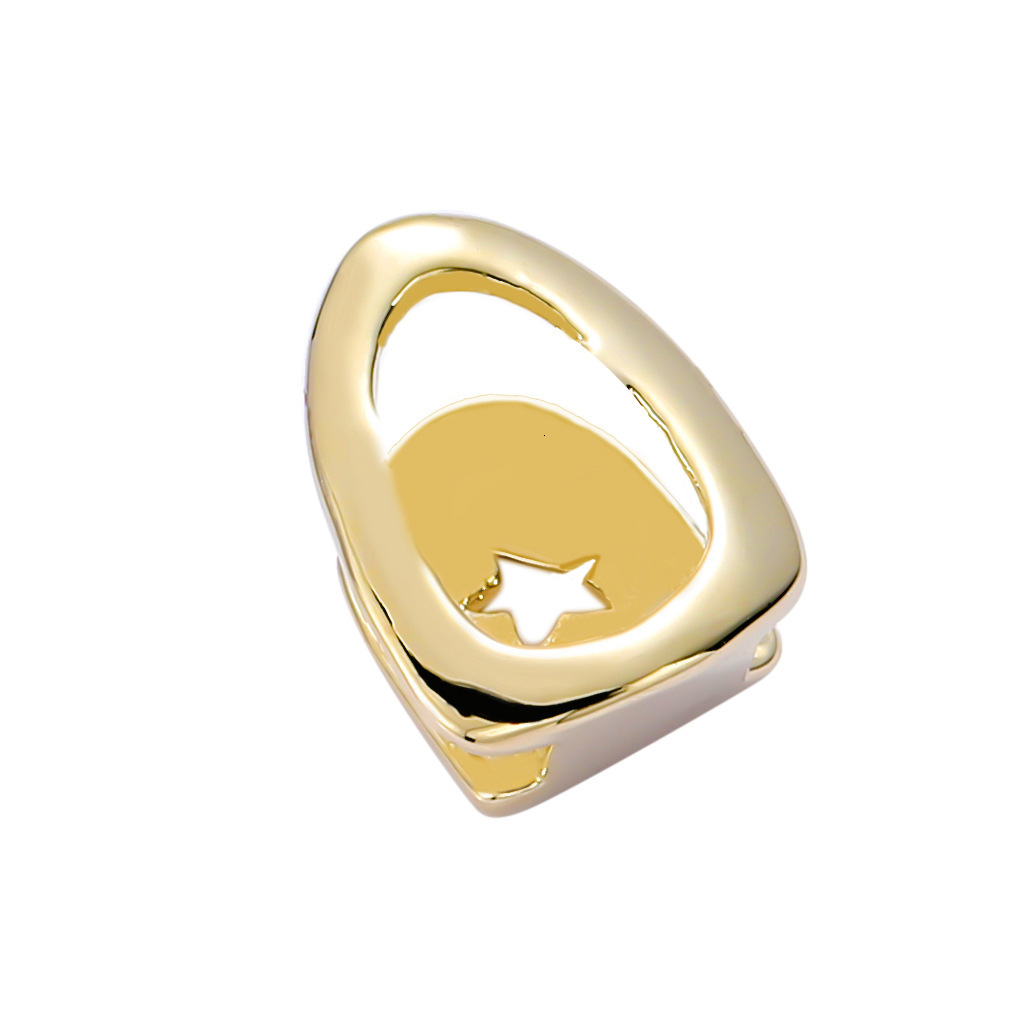 18K Gold Iced Out Full Diamond Moissanite Hip Hop Grillz Halloween Cosplay Vampire Fangs Accessor