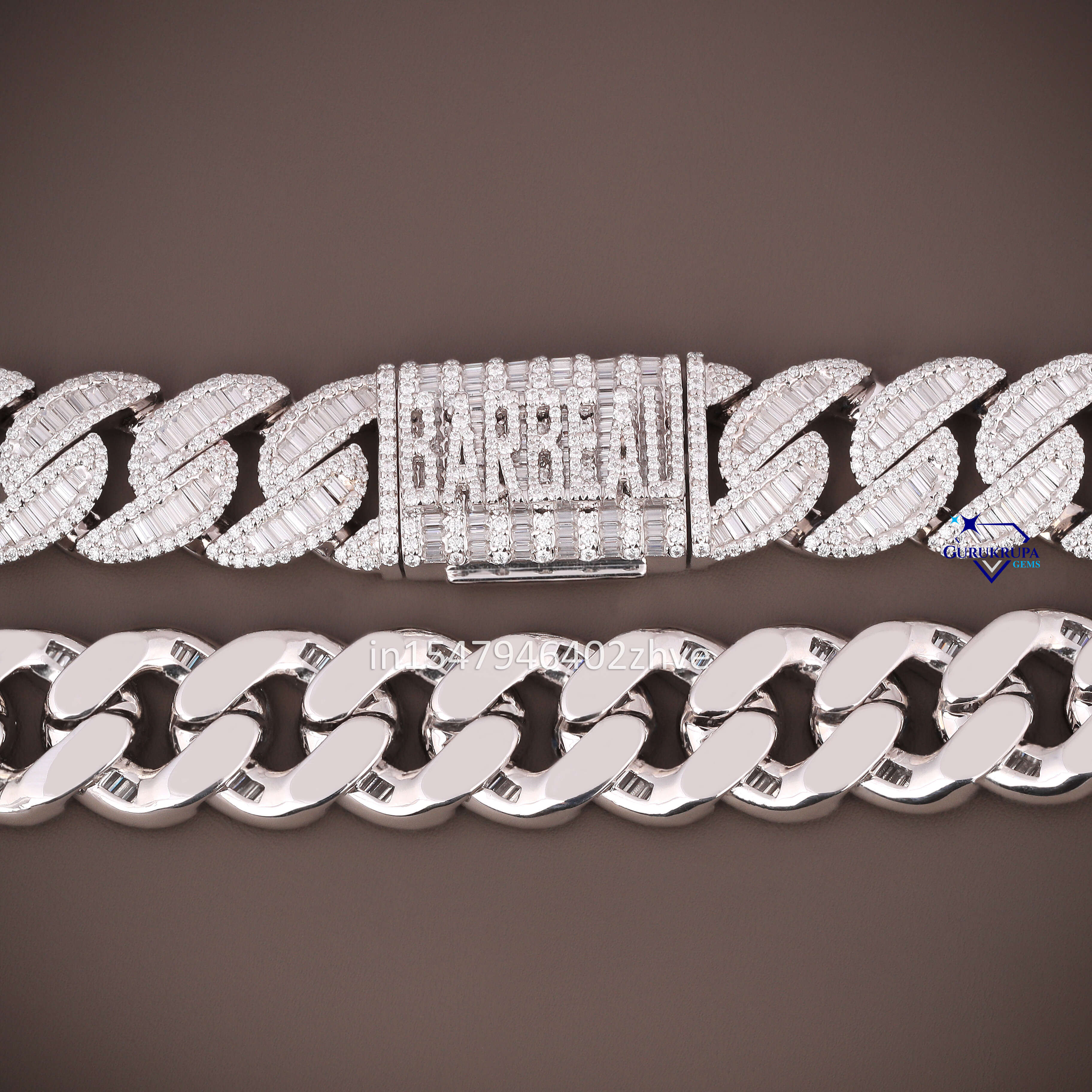 Hip Hop High Quality Heavy 925 Sterling Silver 18 MM Moissanite Diamond Cuban Link Chain for Mens Necklaces