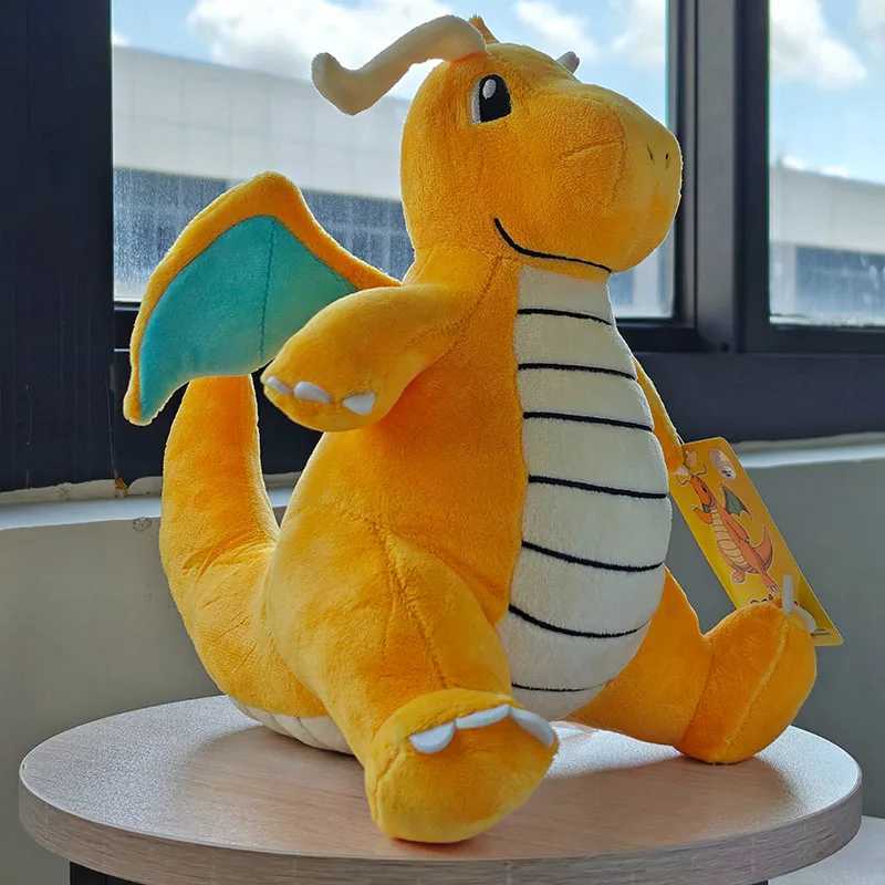 Stuffed Toys KAWaii Dragonite cartoon Cute Plush Dolls Throw Pillow Birthday Gift for Kids Friends Boys Home Decoration X250628