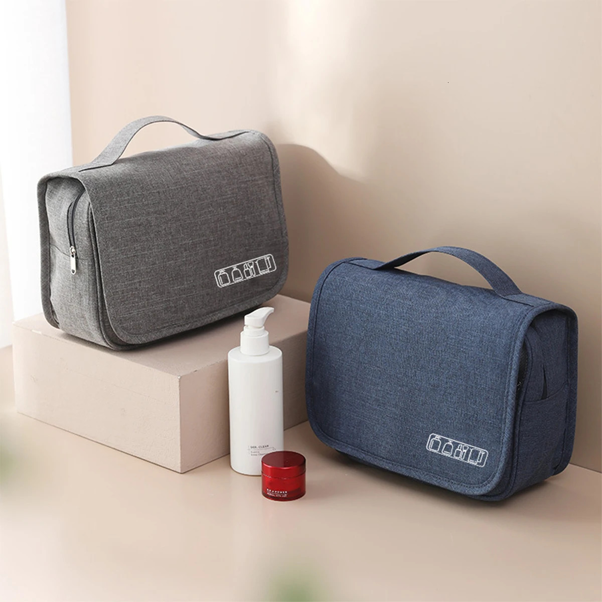 Large Capacity Travel Toiletry Bag Multifunctional Portable Cosmetic Bag With Hook Storage Bag Mens Travel Storage Bag 250627CJ