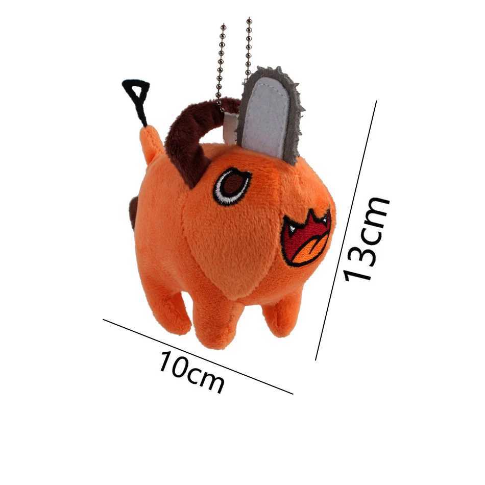 25cm Anime Chainsaw Man Dolls Plush Toy Cartoon Pochita Orange Dog Pillow Stuffed Soft Toy for Kids Birthday Gift X250628