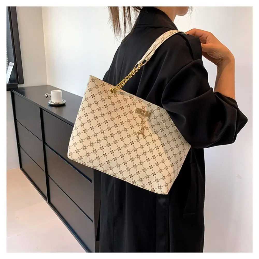 Fashion Printing Shoulder Bag Trendy New Shopping Bag Purse Women Luxury Design Tote Bag Large Capacity Handbag XJ250627