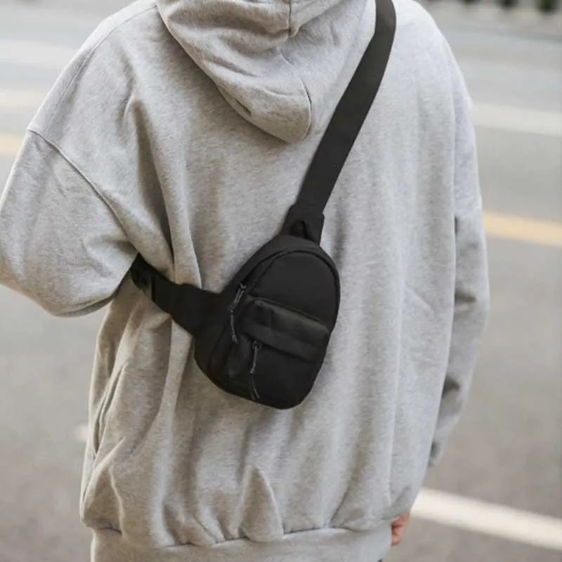 1pc Mini Crossbody Bag Womens Casual Sports Mobile Phone Bag Mens Shoulder Small Span Bag Fashion Chest Bags Lady Handbags 250624