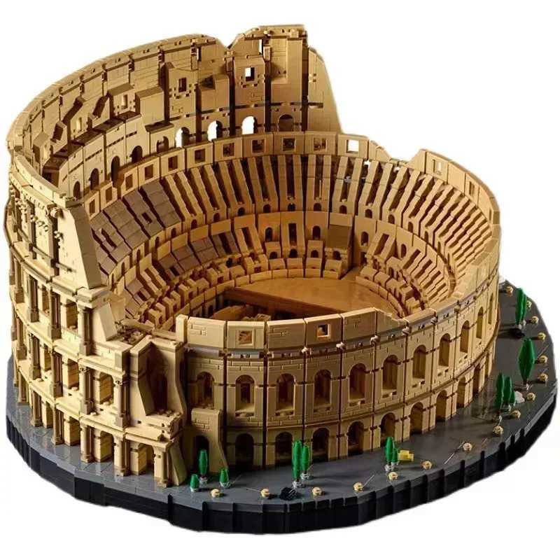 Large 9036Pcs 86000 Architecture Ci The Italy Roman Colosseum Model Building Blocks 10276 Bricks Kids Toys Y250624 W251011 W251104