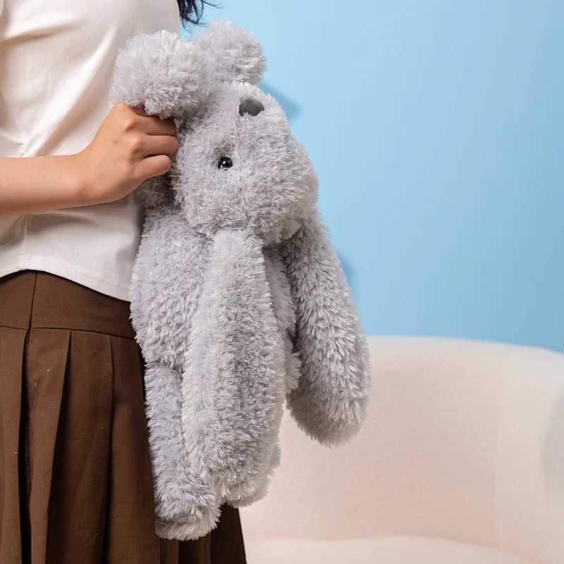 35-70cm High Quality Cartoon Kawaii Rabbit Plush Doll Pillow Super Soft White Grey Rabbit Plush Toy For The Girls Birthday Gift X250628