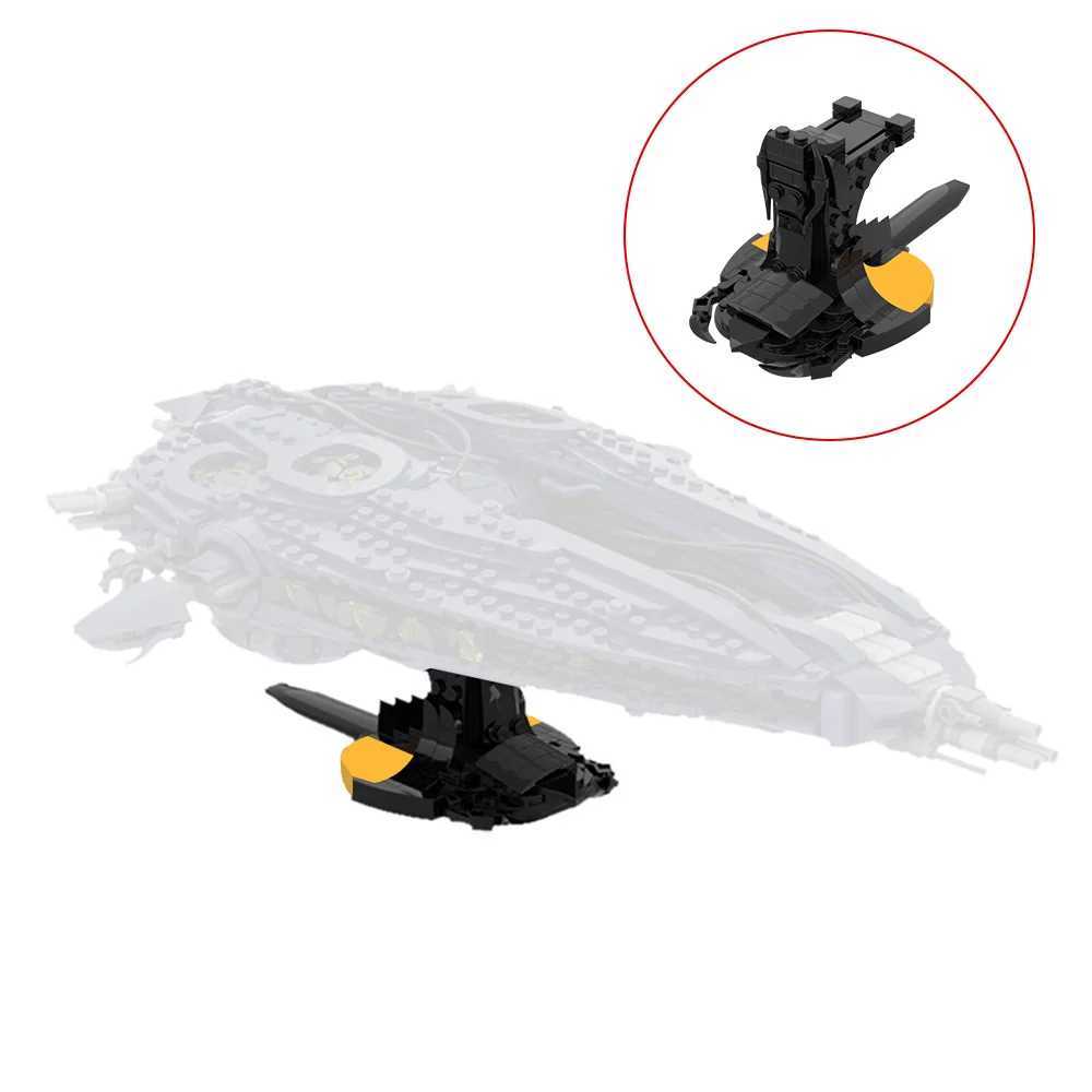 Gobricks MOC Stargate Wraith Hive Ship Bricks Model Wraith fleet Building Blocks Ancient City Ships Traveler ships Toys Gift Y250627