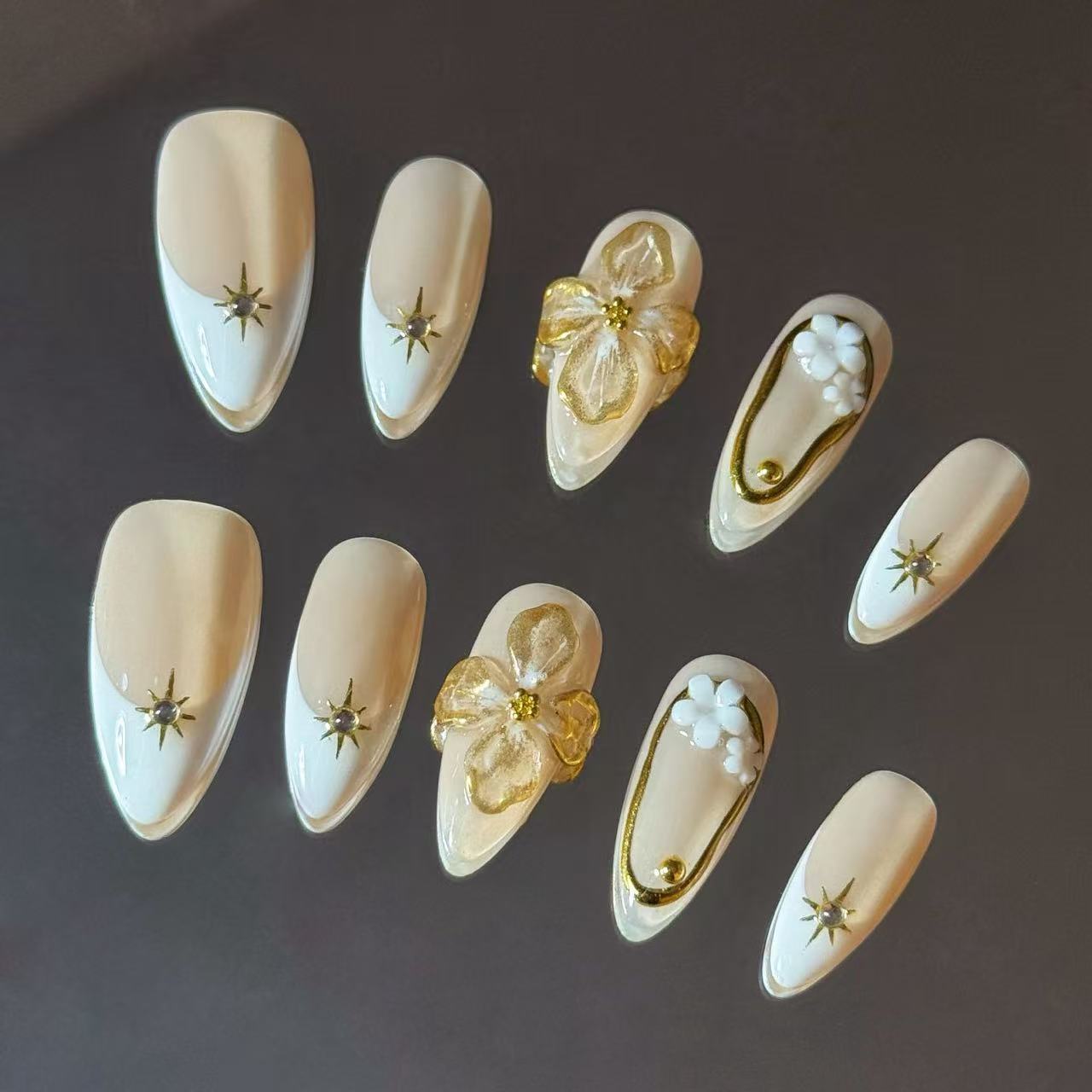 Hand Made Customizable Nail Stickers Long Lasting with a Natural Look