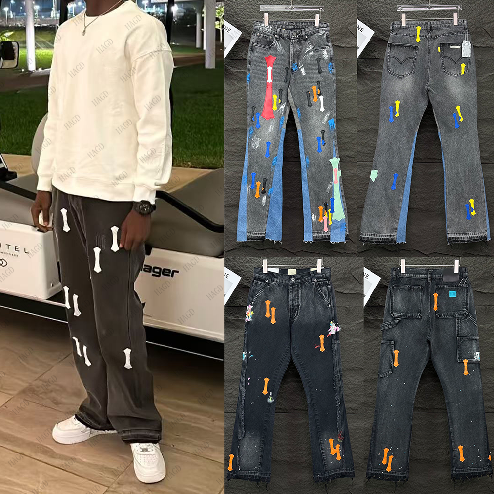 Chrome Jeans baggy jeans designer jeans for mens Designer Letter Prints Luxury Jeans Motorcycle Cross Straight designer jeans men