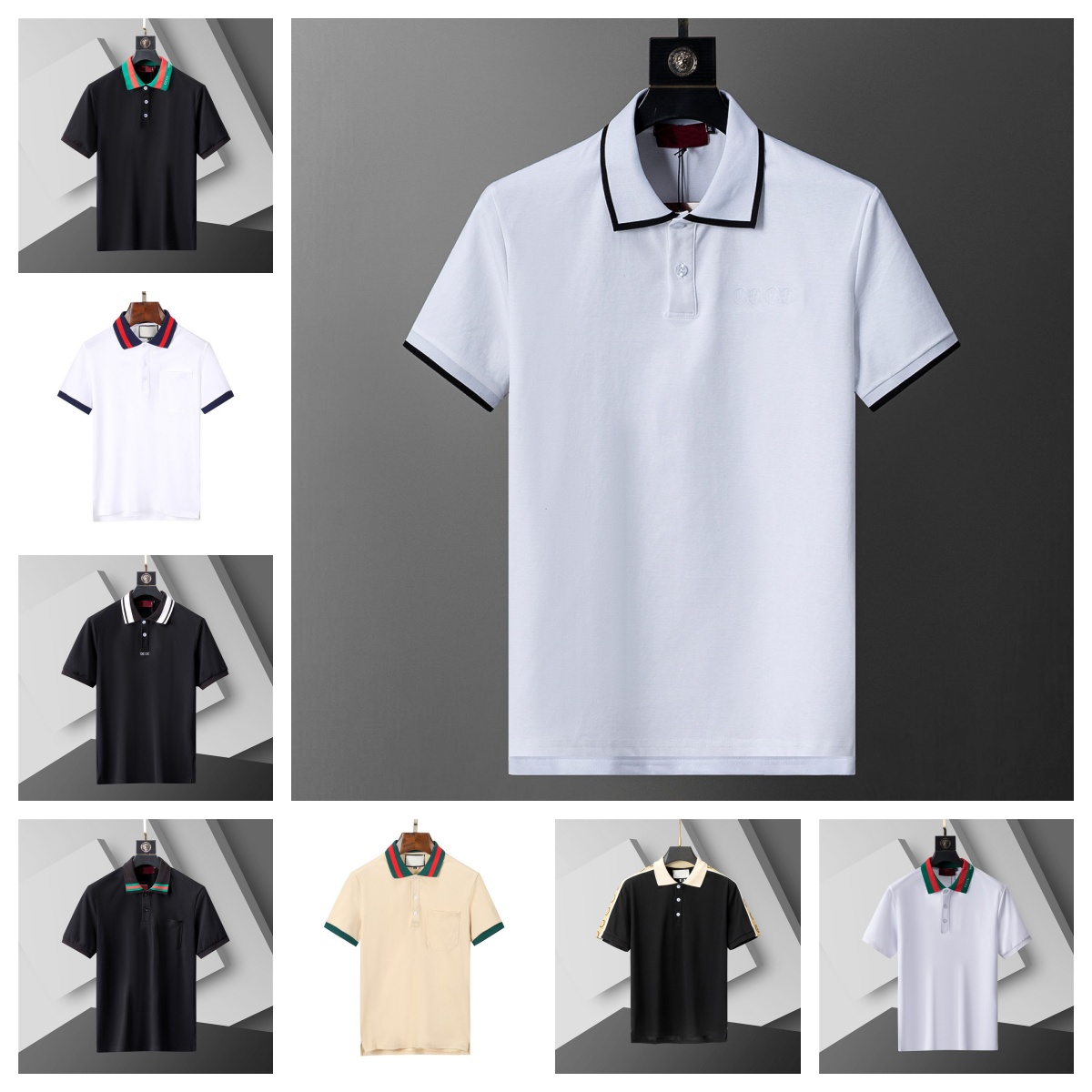 Designer POLOt shirts Luxury brand clothing shirts Spring and summer short sleeve cotton men's and women's t shirts Asian size M-3XL #N1