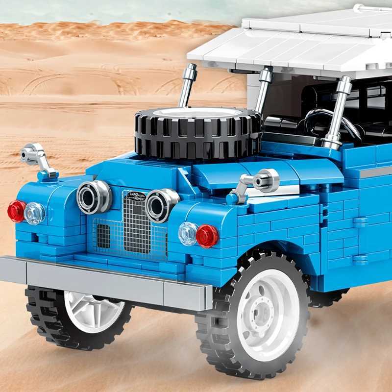 721 Pcs City Retro Mechanical Off Road Vehicle Building Block Roadster Racing Car Supercar Bricks Toys For Boys Children Gifts Y250627