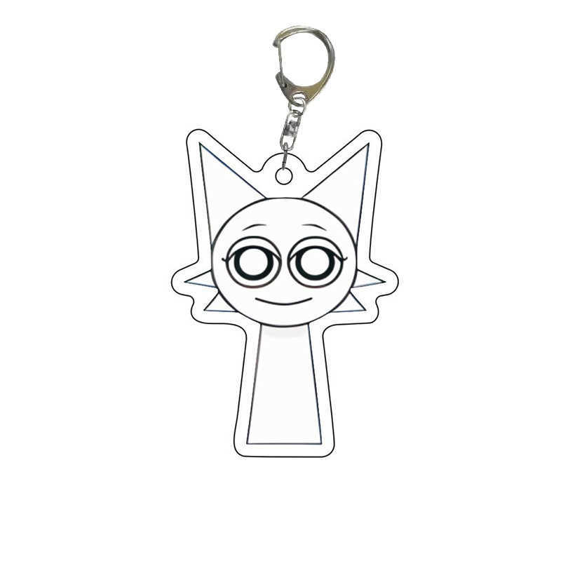 Q-version cartoon character acrylic keychain rhythm box pendant for anime and manga accessories games