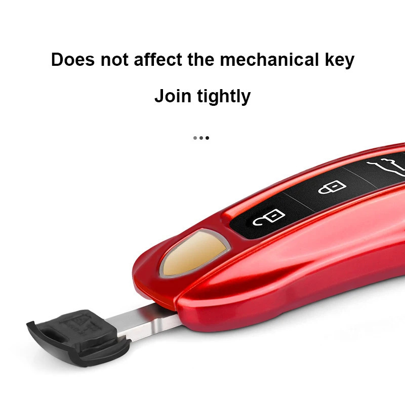 Solid color ABS For Macan 718 Taycan 911 cayman Boxster 971 Remote Smart car Key case cover car Accessories 250628