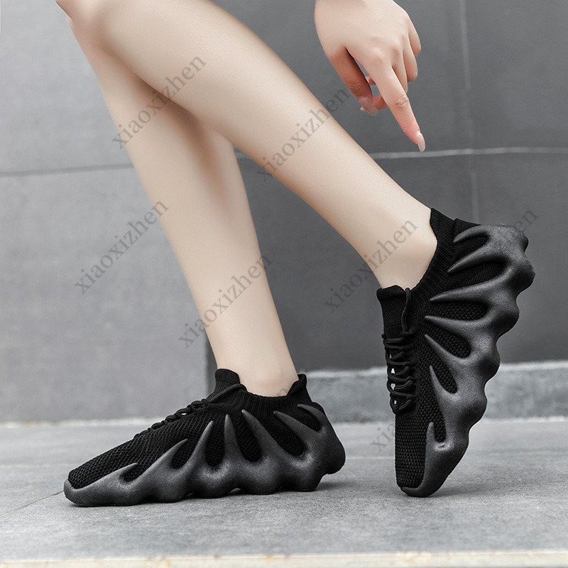 Free Shipping Delivery New Women's Shoes Shoes Breathable Mesh Sock Designer women's shoes Shoes Ins Versatile Sneakers Size 48 Large Size