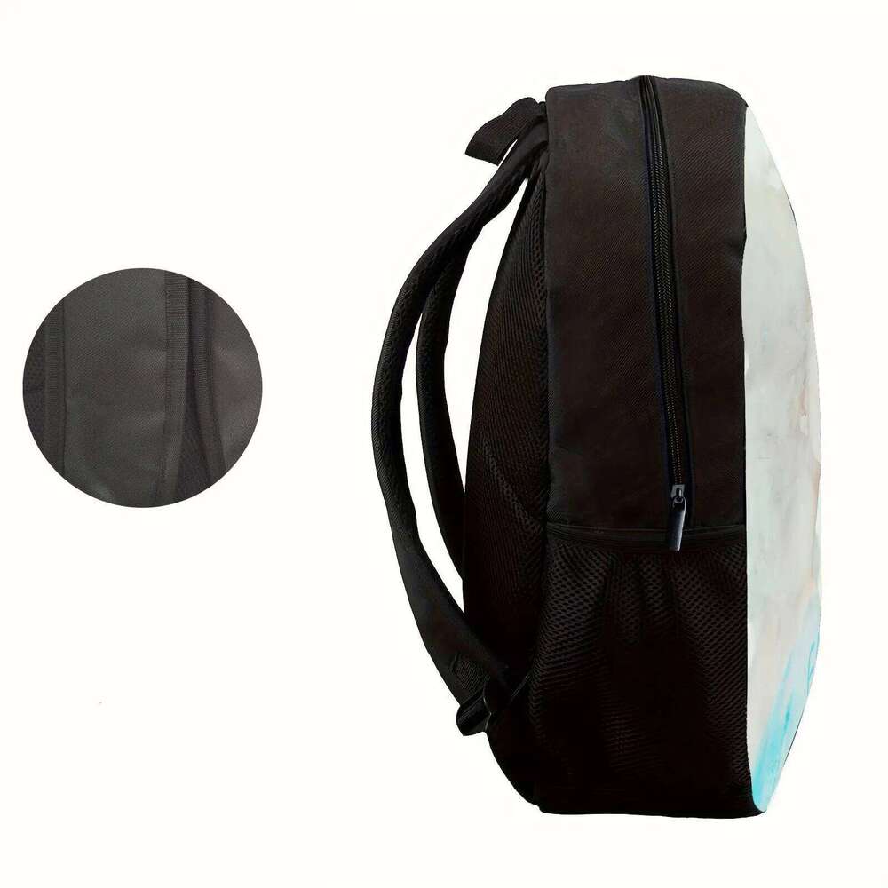 Custom Anime Frozen Elsa canvas for Women Men Waterproof Backpack Mochila travel bag Students Schoolbag