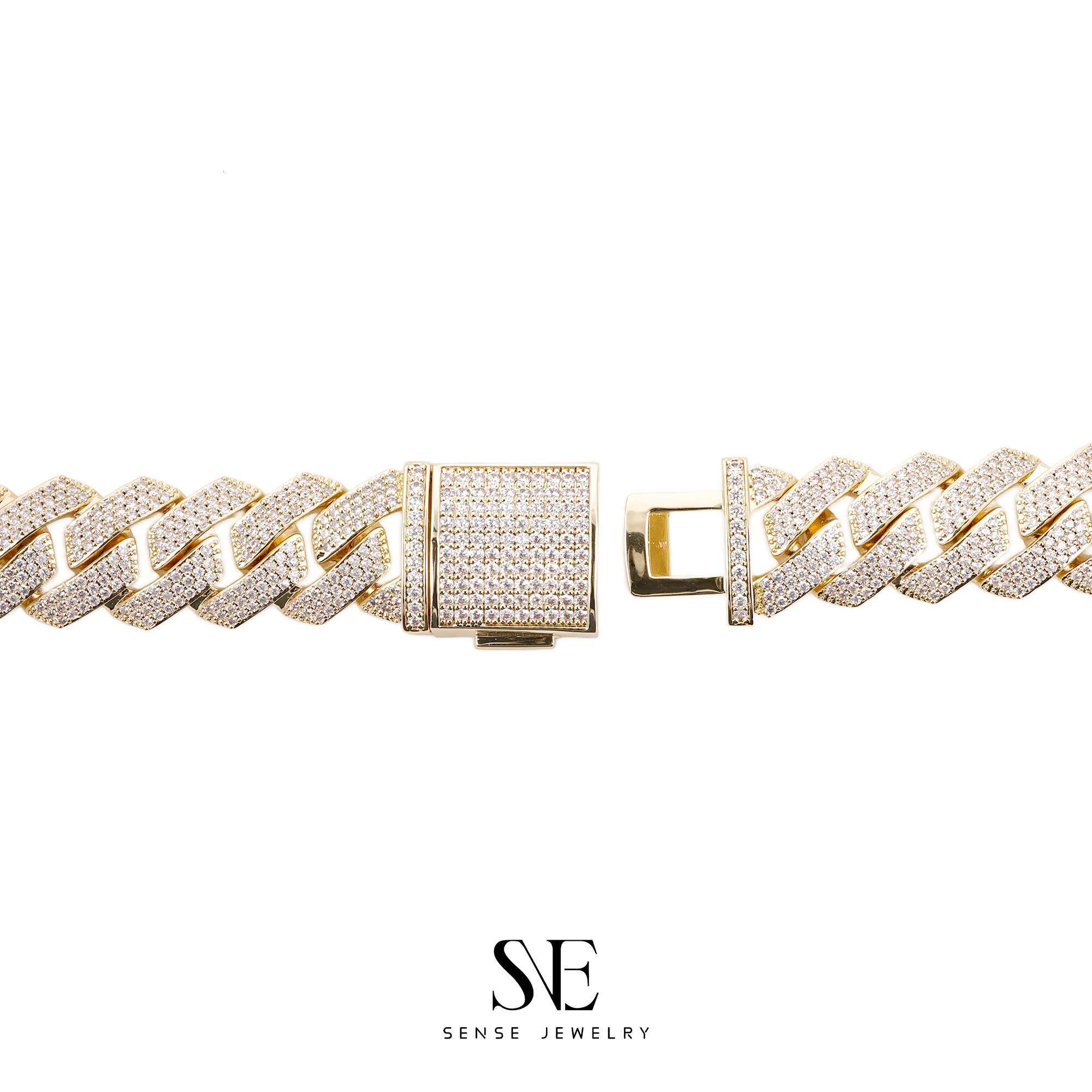 925 Sterling Silver Mens Moissanite Jewelry Set Miami Cuban Link Iced Out Necklace Hip Hop Style