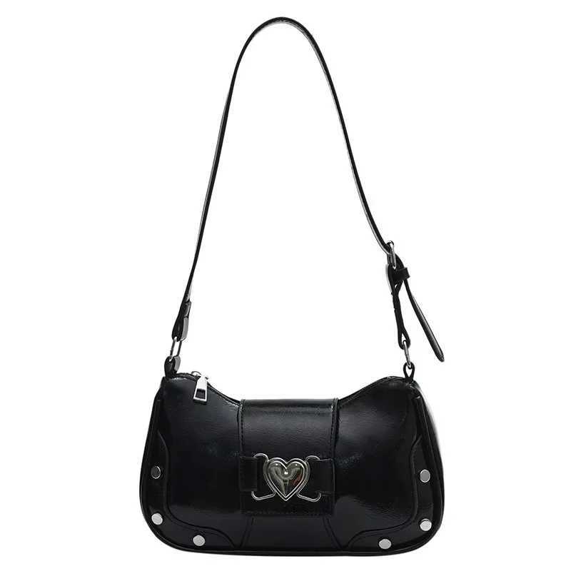 Fashion Women Shoulder Bag Y2K Armpit Bag Luxury Design Pleated Underarm Bag Solid Color Messenger Bags Hobos Handbags XJ250627