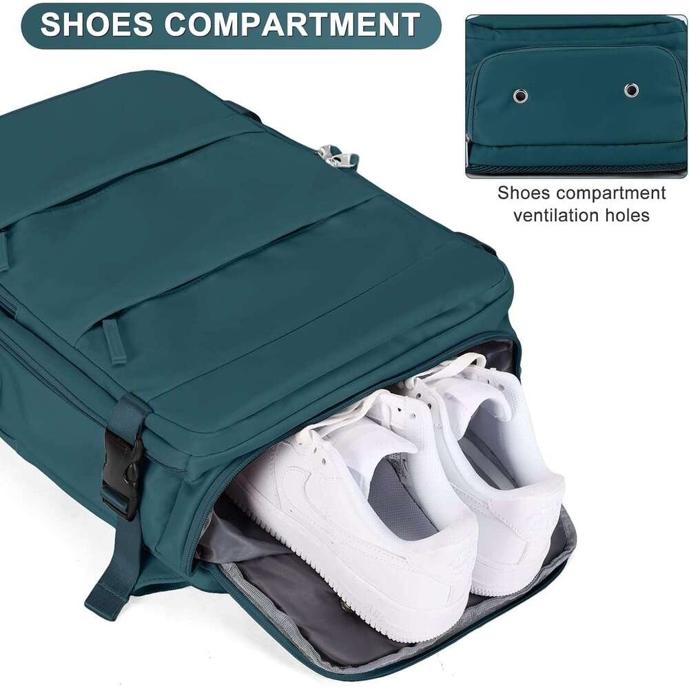 coofay Travel For Women Men Airline Carry On Flight Approved Waterproof Sports Lage Casual Daypack Small Hiking Backpack