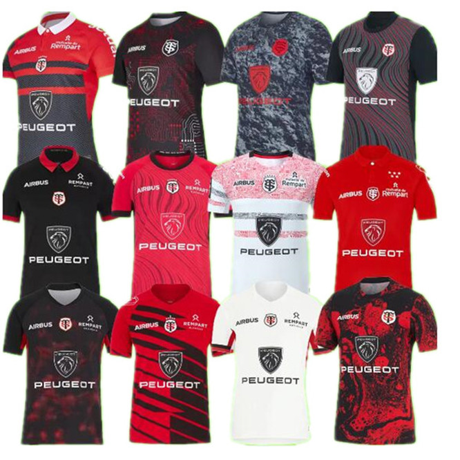 25 26Toulouse Men kids rugby jerseys 2024 2025 2026 short sleeve home away Toulouse rugby child shirt set.