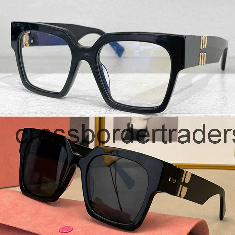 Muimuus Iu Glimpse Square Optical Frame Symbol Occhiali Lettura Designer Optical Glasses Reading Fashion Men Women VMU04 Black Acetate Sunglasses PQME
